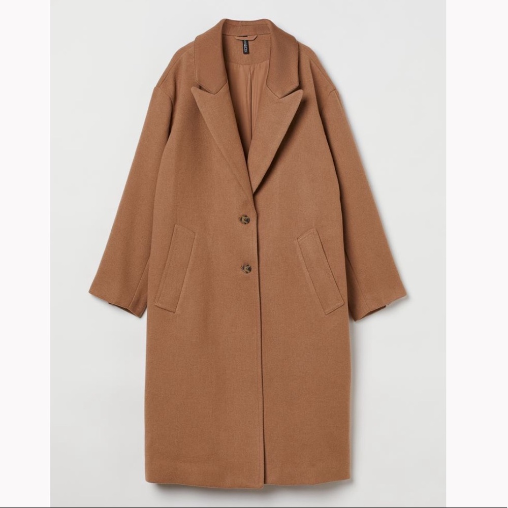 H&M wide-cut coat, S